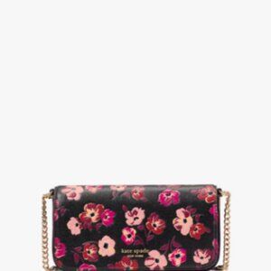 Kate Spade Devin Fall Poppies Flap Chain Wallet